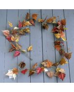 Artificial Birch Autumn Leaves Garland