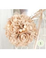 Artificial Cappuccino Rose Pomander