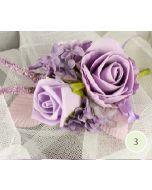 Artificial Lilac Rose Corsage