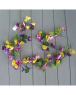 Artificial 180cm Pansy Garland