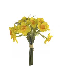 25cm Artificial Daffodil Bunch