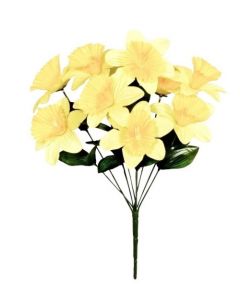 41cm Artificial Daffodil Bush