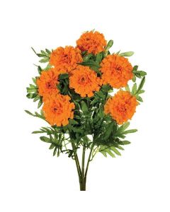 Artificial Marigold Bush  - 46cm