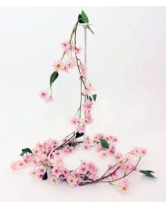 6ft Artificial Pale Pink Summer Blossom Garland