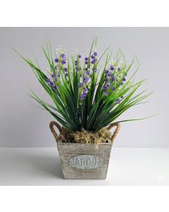 Artificial Bluebell Plant in Pot