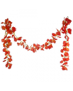 8ft Artificial Autumn Maple Leaf Garland