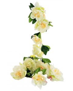 Artificial Peony Garland - 6ft