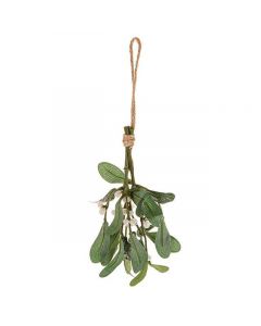 Artificial Mistletoe on String Rope - 22cm