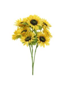 58cm Large Sunflower Bush - 9 Heads