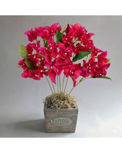 Artificial Bougainvillea Plant in Pot - 40cm