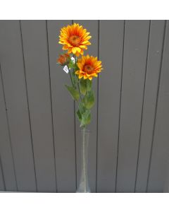 Artificial 60cm Sunflower Spray